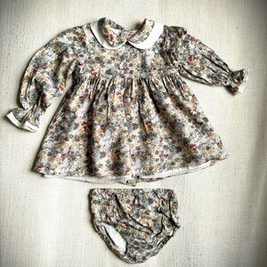 La Coqueta Floral Dress with Bloomers